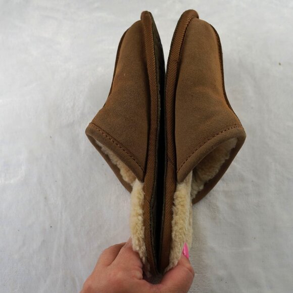 UGG Australia Scuffette Suede Shearling Slippers Chestnut Womens 5 - Picture 6 of 8